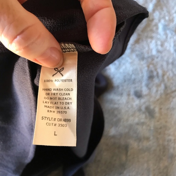 Navy Blue Everly A-Line Dress - Picture 6 of 7